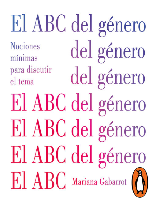 Title details for El ABC del género by Mariana Gabarrot - Available